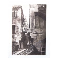 Heliograwiura. Tryptyk widoków Wenecji. Calli e Canali in Venezia, 1891.